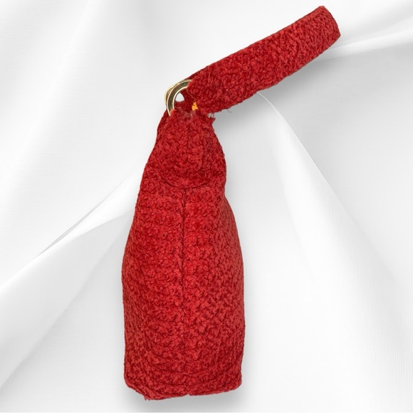 ORVIS CHRISTMAS RED HOBO BAG - Picture 3 of 7